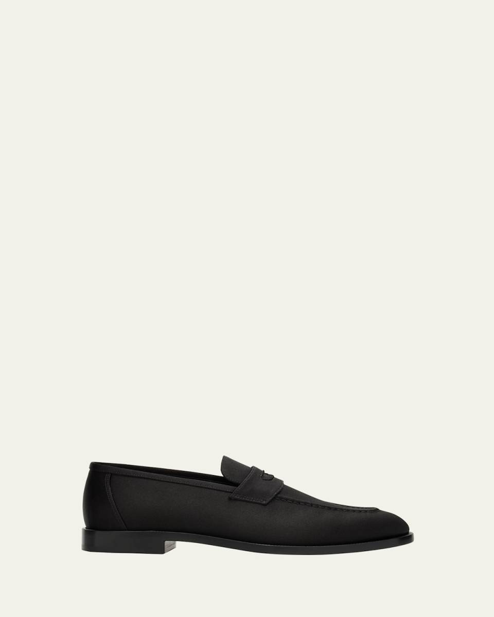 Sergio Satin Penny Loafers
